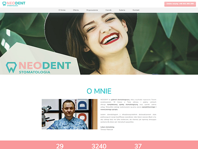 Neodent Website css graphic design html layout responsive ui