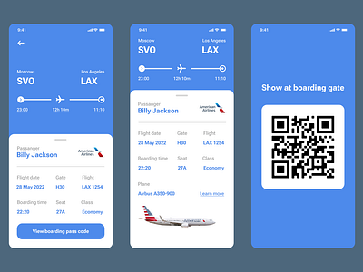 Air travel app