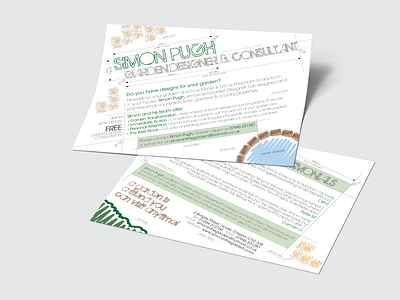 Garden designer flyer