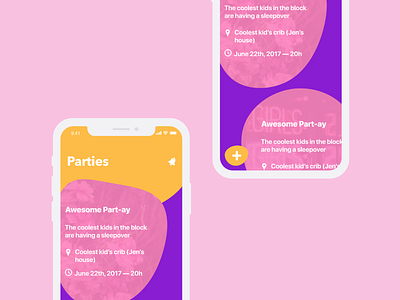 Partify — Main Screen Redesign