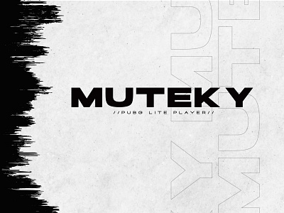 MUTEKY BANNER design esportlogo esports illustration letters vector