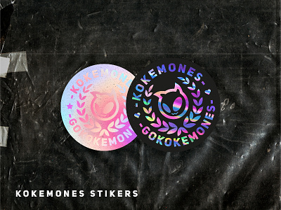 KOKEMONES STIKERS (no oficial) design illustration letters logo vector