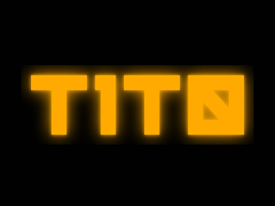 T1TØ design illustration letters logo ui