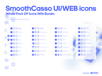SmoothCasso Icon-pack V1 app design freeiconpack freetemplates icondesign iconpack icons illustration illustrator ui
