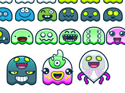 Taalblobs blobs characters game game design