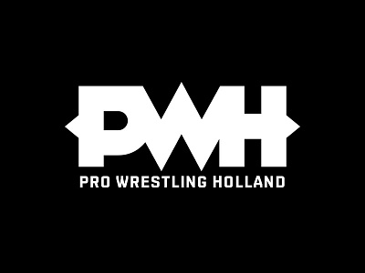 PWH Logo design eighties logo pro wrestling wrestling