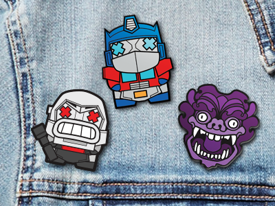 pins mockup characters illustration pins