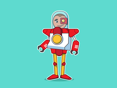 Cyborg Character character design cyborg illustration robot