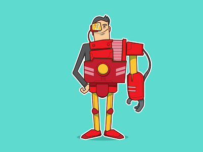 Cyborg Character 02 character design cyborg illustration robot