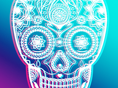 Sugar Skull illustrator skull sugar skull
