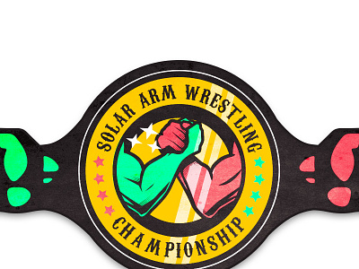 Solar Arm Wrestling Championship armwrestling festival logo solar wrestling
