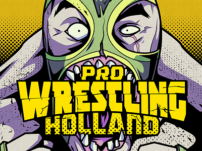 Pro wrestling holland illustration