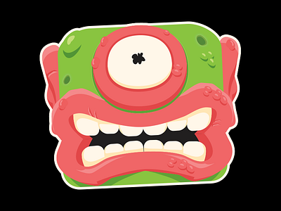 Monster illustration toy
