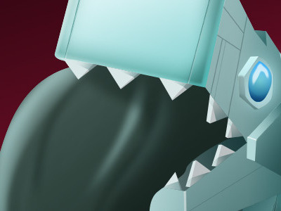 Puking Dino characters flyer illustration pixelkaiju