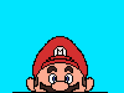 Super Mario Pixel animation graphic design illustration pixelart