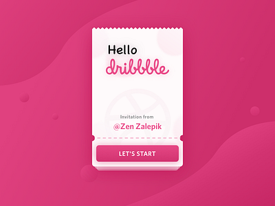 Hello Dribbble