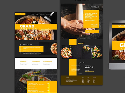 Food website ui ux