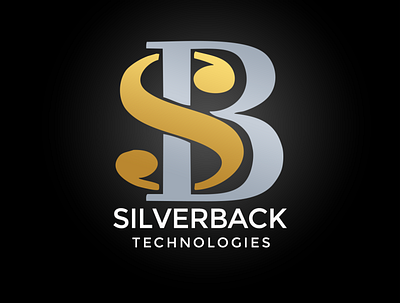 silverback Techonolhies logo design branding design graphic design illustration