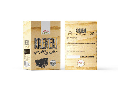 Krekeri creckers logo packaging packaging design