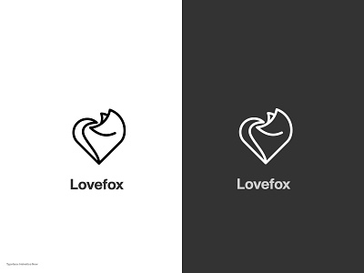 Lovefox logo brand identity branding design illustration logo logo design