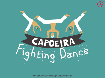 Capoeira Badge Design badge brazil capoeira logo
