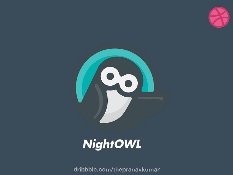 Nightowl Logo design by Pranav Kumar on Dribbble