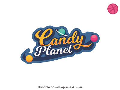 Candy Planet Logo branding logo