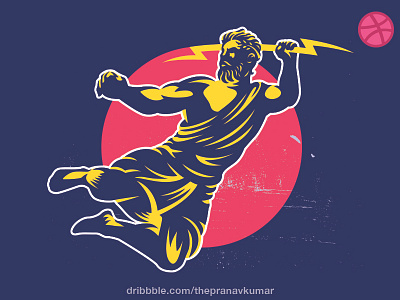 Zeus GreekGod illustration