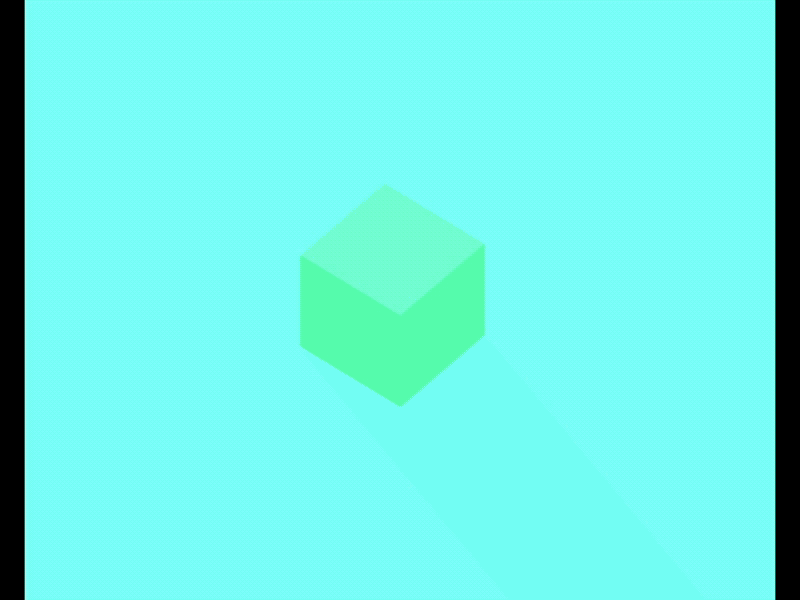 Cube Overturning animation cinema4d cube render