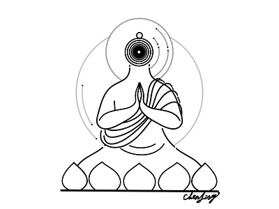 buddha/1 drawing