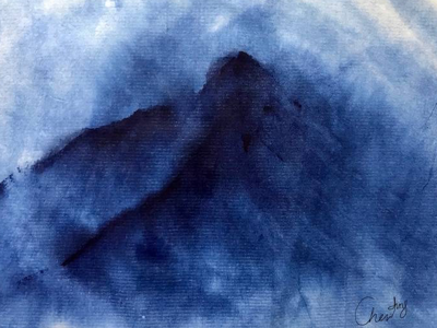 Blue mountain/2 drawing