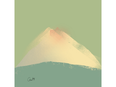 山 drawing