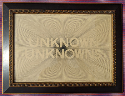 Unknown Unknowns typography