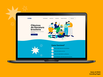 Daily UI #003 (Landing Page) app daily ui design landing page ui