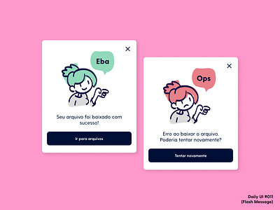 Daily UI #011 (Flash Message) app daily ui design flash message ui