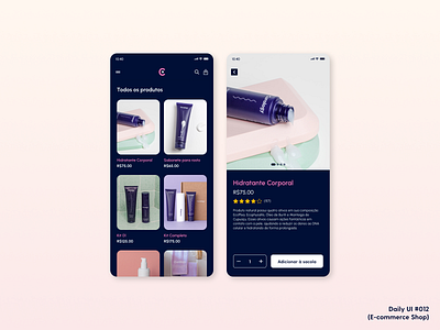 Daily UI #012 (E-commerce Shop) app daily ui design e commerce shop ui