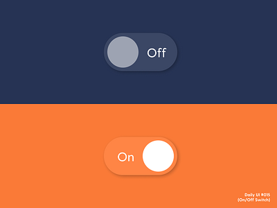 Daily UI #015 (On/Off Switch) app daily ui design onoff switch ui