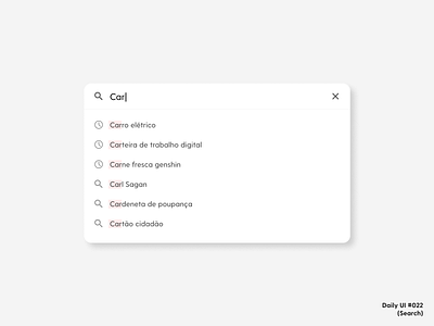 Daily UI #022 (Search) daily ui design search ui
