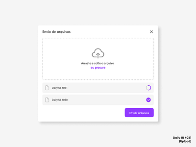 Daily UI #031 (Upload)