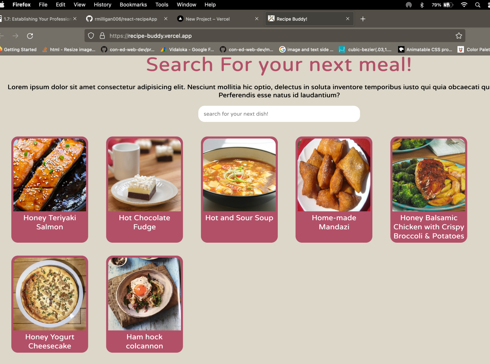 Simple Recipe App by ryan milligan on Dribbble