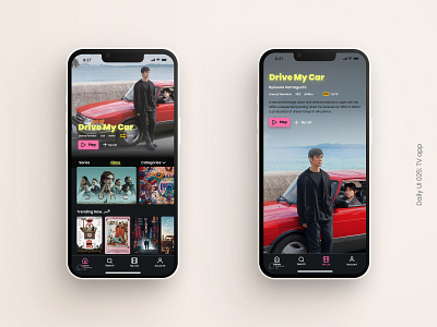 Daily UI 025 : TV App 100daysofdesign dailyui dailyui025 design ui