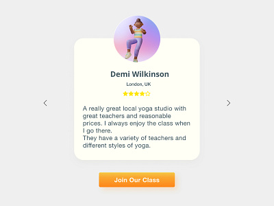 Daily UI 039 : Testimonials 100daysofdesign dailyui dailyui039 design testimonials ui