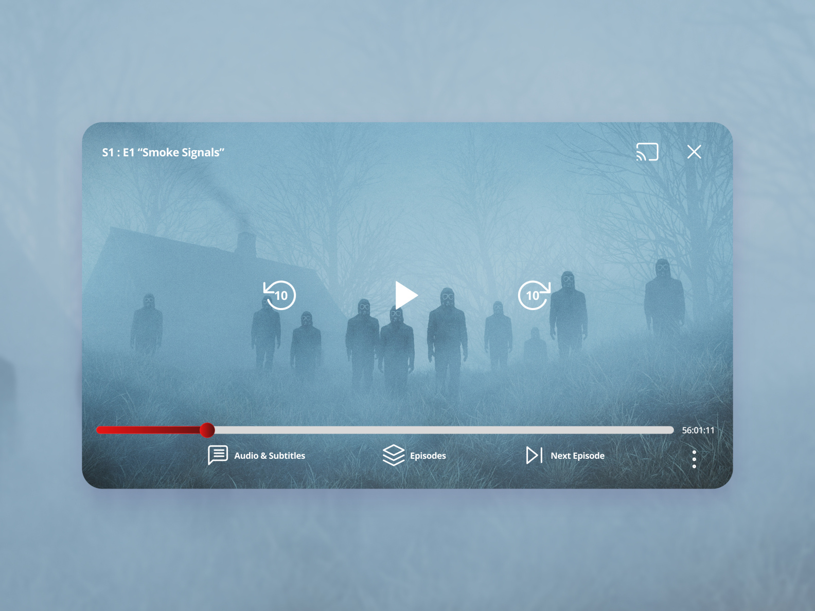 Daily UI 057: Video Player by Hiroe Ito on Dribbble