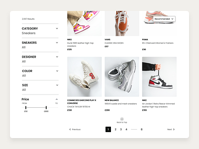 Daily UI 085: Pagination 100daysofdesign 85 branding dailyui day085 design ecommerce fashion figma interface page pagination product shopping ui ux
