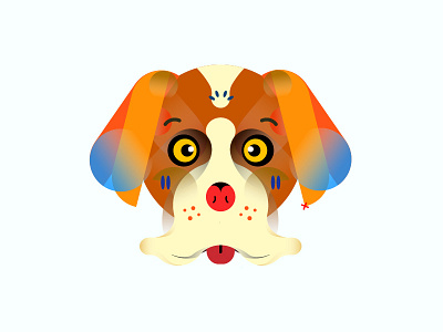 Let's Go 2018-Bernard 2018 animal bernard design dog illustration vector vectorart visual