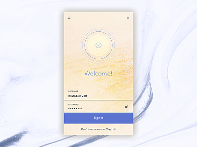 Day 001 - Sign Up #dailyui 001 app clean dailyui design form interface login mobile sign up ui ux