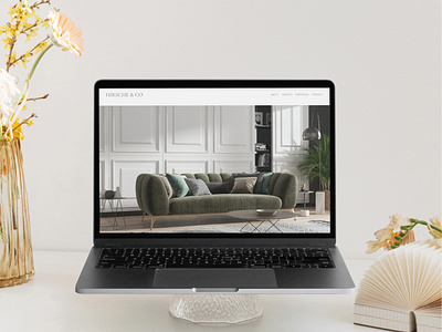 Hirsche & Co, interior design - squarespace website design