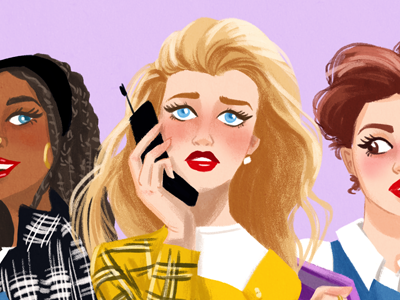 Happy 20th Anniversary, Clueless! painting