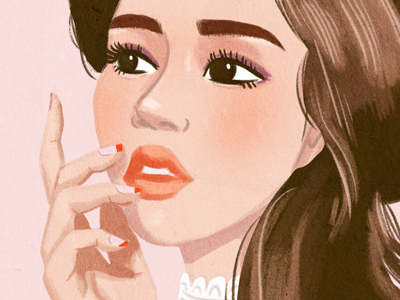 Korean Beauty is the Thing fashion illustration digital painting illustration