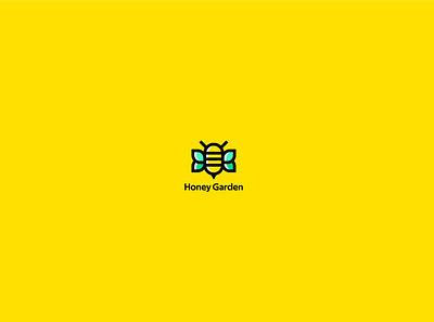 Honey Garden app art branding design icon illustration logo